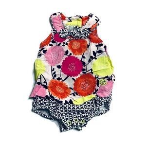 Deux par deux baby girls 3M romper